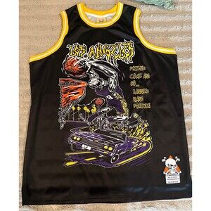Brand X Kobe Bryant #8 Los Angeles Basketball Graphic Jersey Black 3XL NWT